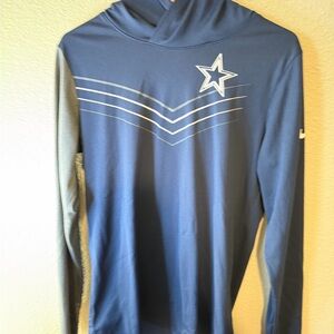 Dallas Cowboys NFL Nike Blue and Gray Women's Top